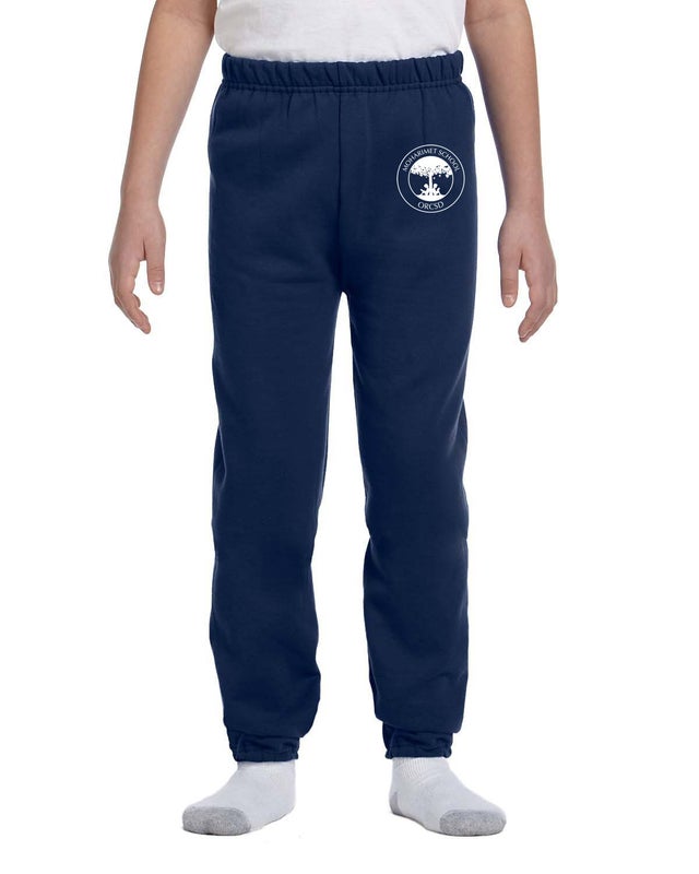 MOH Logo -- Youth Sweatpants_Color-Navy